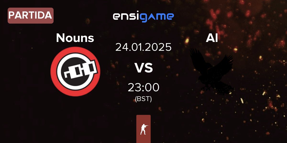 Partida Nouns Esports Nouns vs Alter Iron AI | 24.01