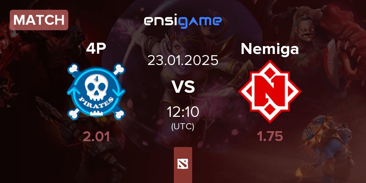 Match 4Pirates 4P vs Nemiga Gaming Nemiga | 23.01