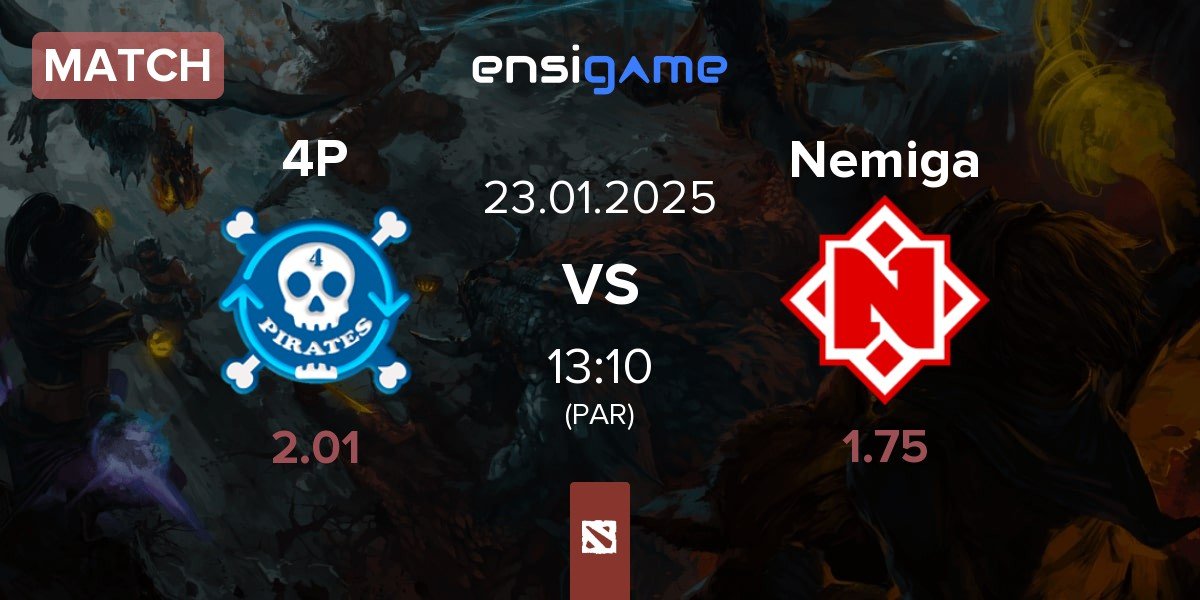 Match 4Pirates 4P vs Nemiga Gaming Nemiga | 23.01