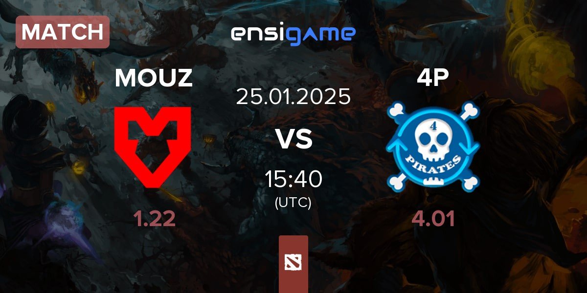 Match MOUZ vs 4Pirates 4P | 25.01