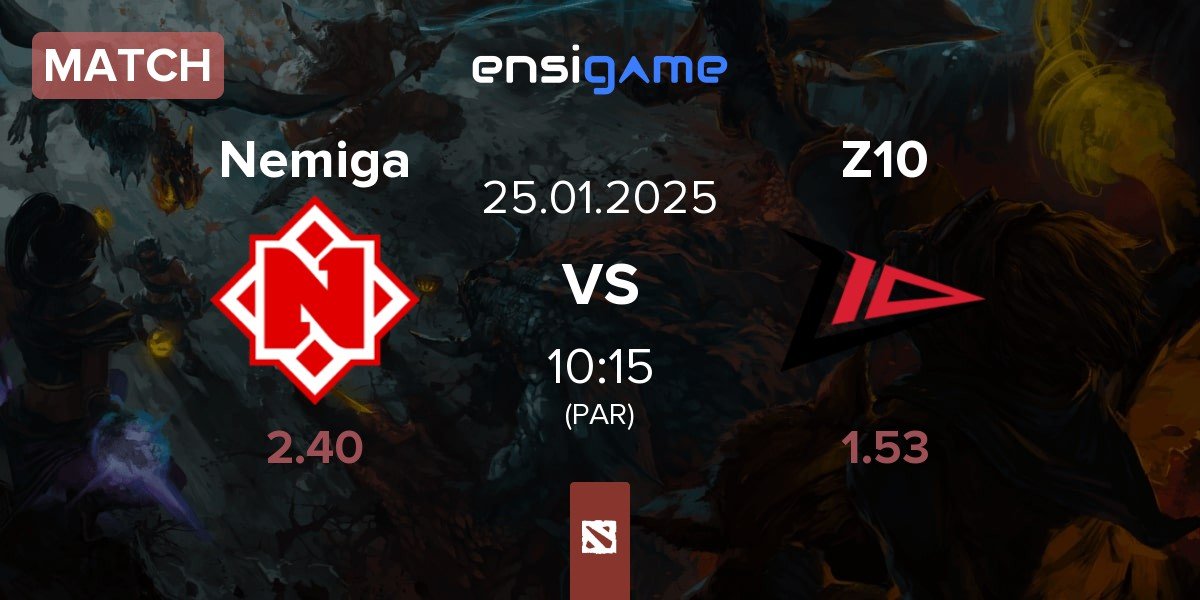 Match Nemiga Gaming Nemiga vs Zero Tenacity Z10 | 25.01