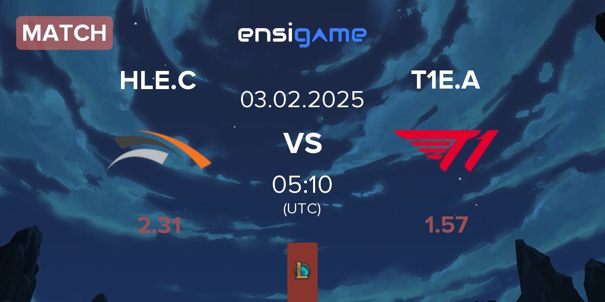 Match Hanwha Life Esports Challengers HLE.C vs T1 Esports Academy T1E.A | 03.02