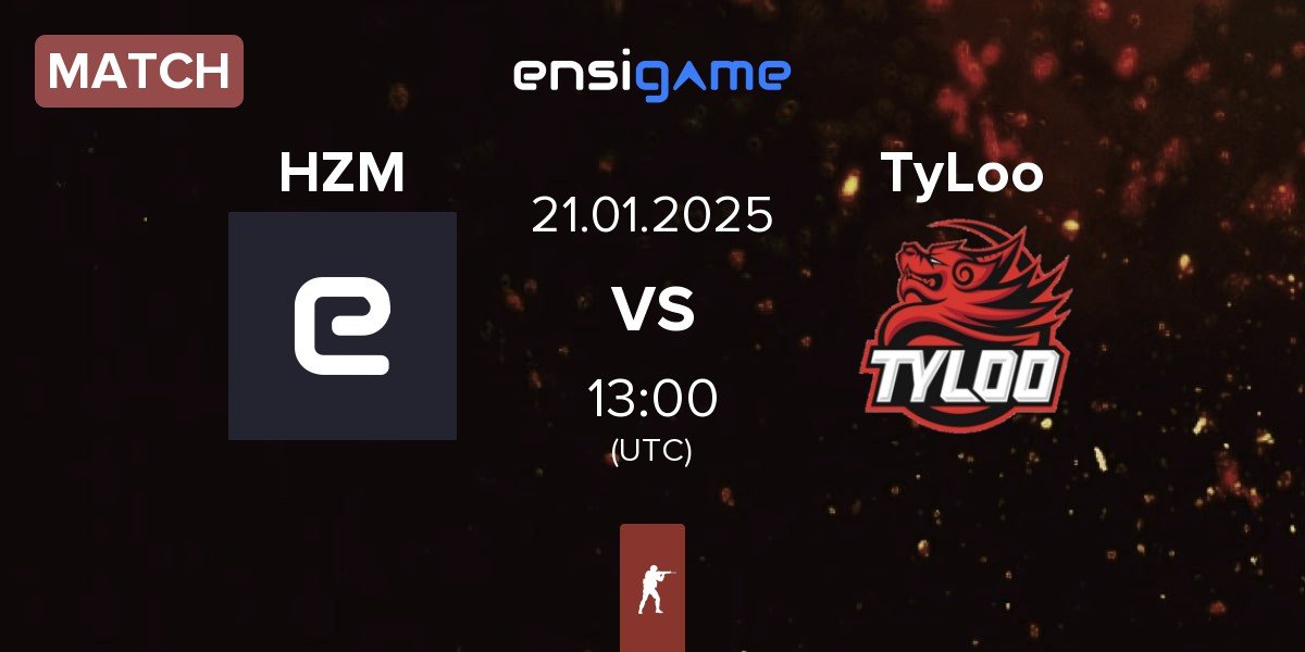 Match harizma HZM vs TyLoo | 21.01