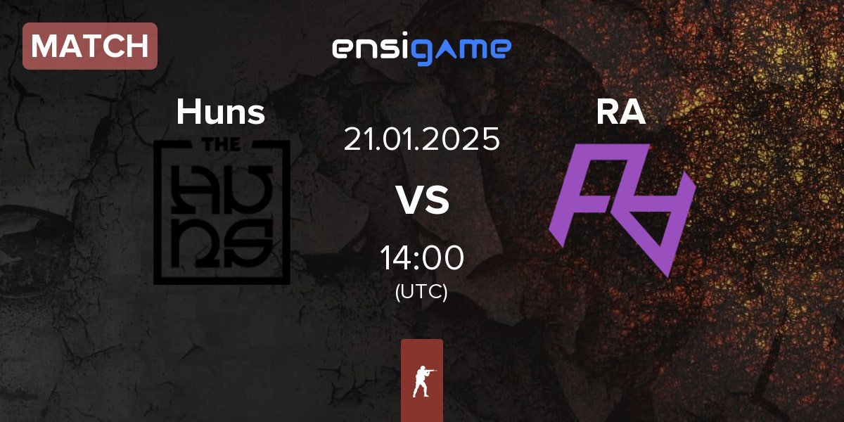 Match The Huns Esports Huns vs Rare Atom RA | 21.01