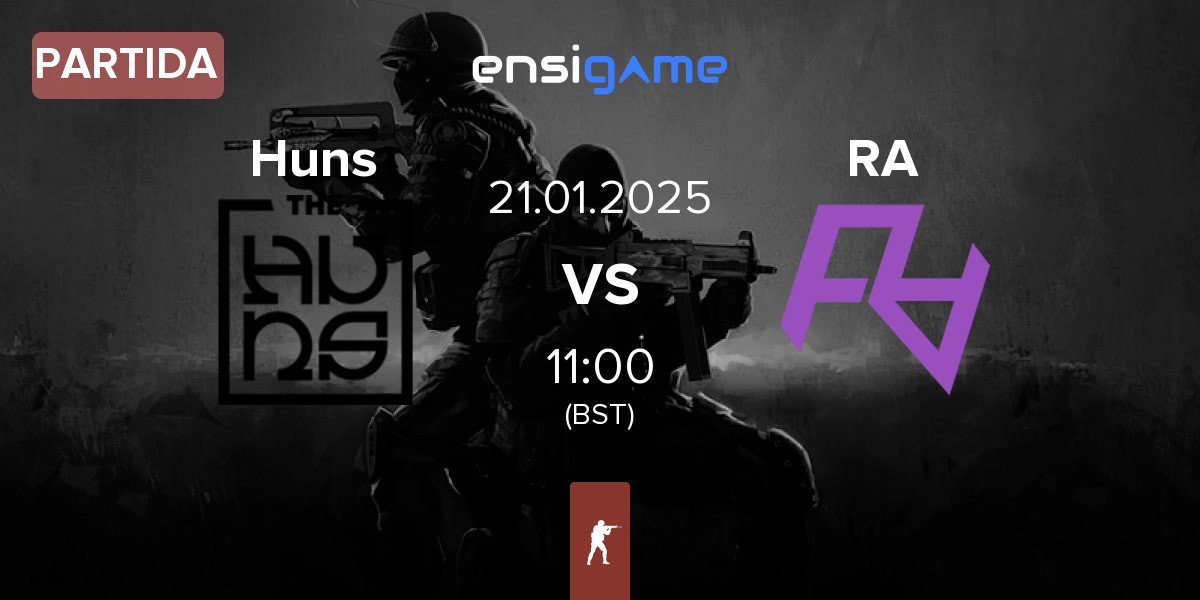 Partida The Huns Esports Huns vs Rare Atom RA | 21.01