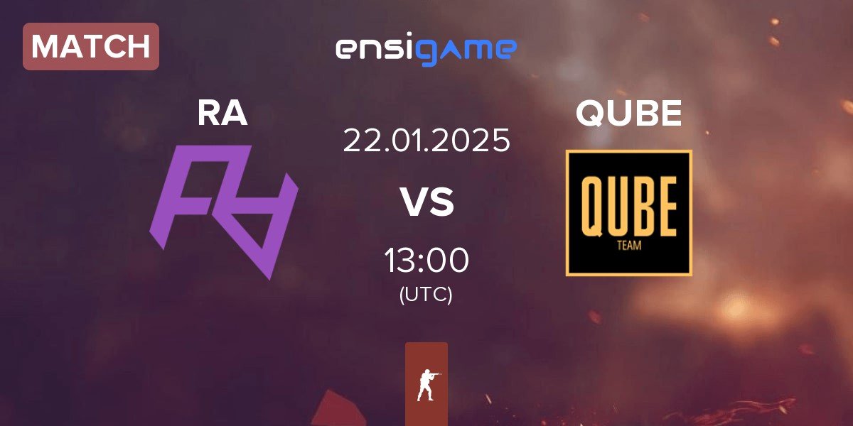 Match Rare Atom RA vs The QUBE Esports QUBE | 22.01