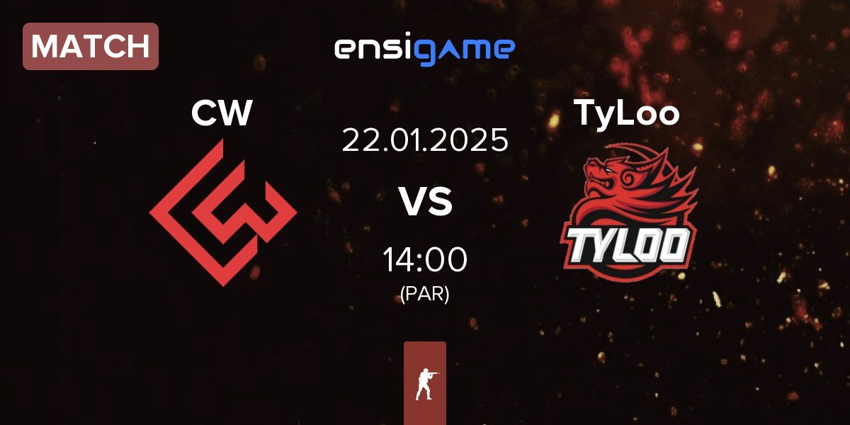 Match Chinggis Warriors CW vs TyLoo | 22.01