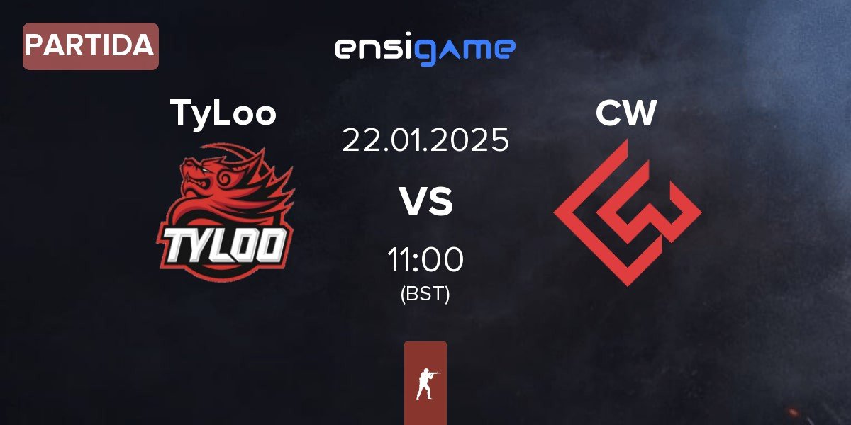 Partida TyLoo vs Chinggis Warriors CW | 22.01