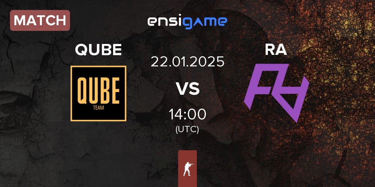 Match The QUBE Esports QUBE vs Rare Atom RA | 22.01