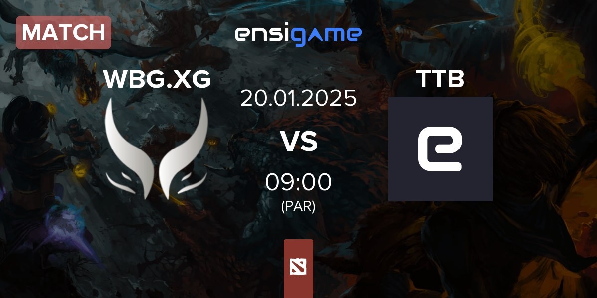 Match Xtreme Gaming WBG.XG vs Team TideBound TTB | 20.01