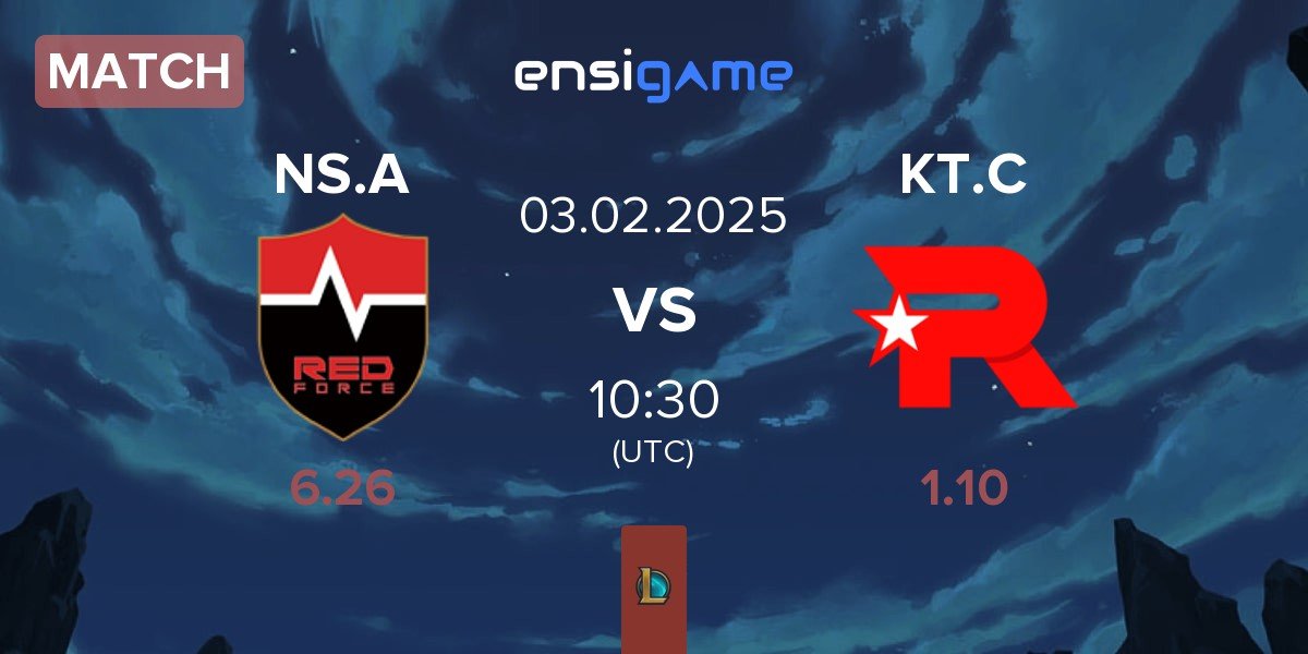 Match Nongshim Esports Academy NS.A vs KT Rolster Challengers KT.C | 03.02