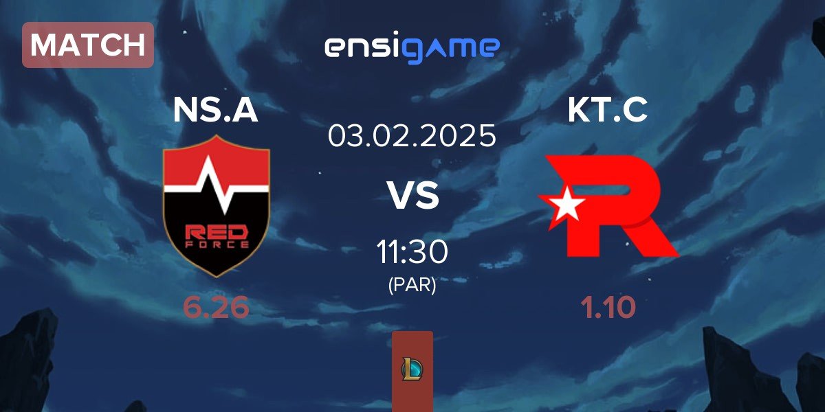 Match Nongshim Esports Academy NS.A vs KT Rolster Challengers KT.C | 03.02