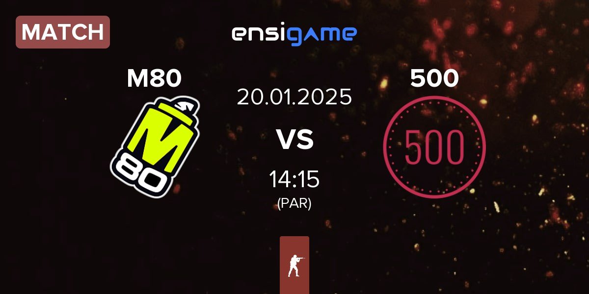 Match M80 vs 500 | 20.01