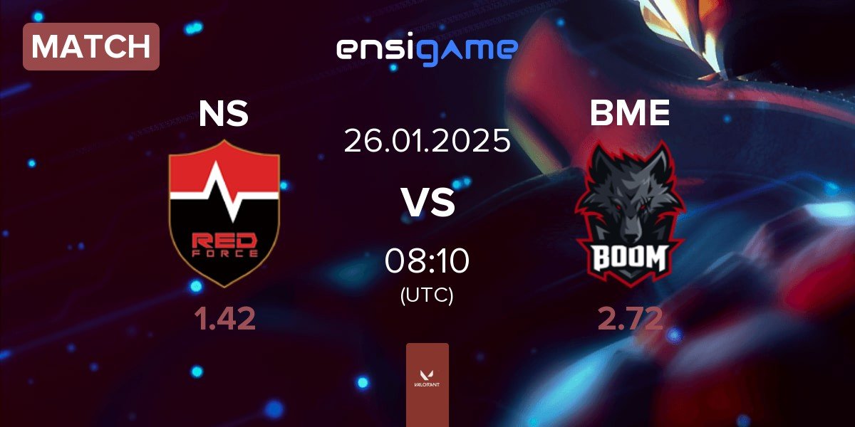 Match Nongshim RedForce NS vs BOOM Esports BME | 26.01