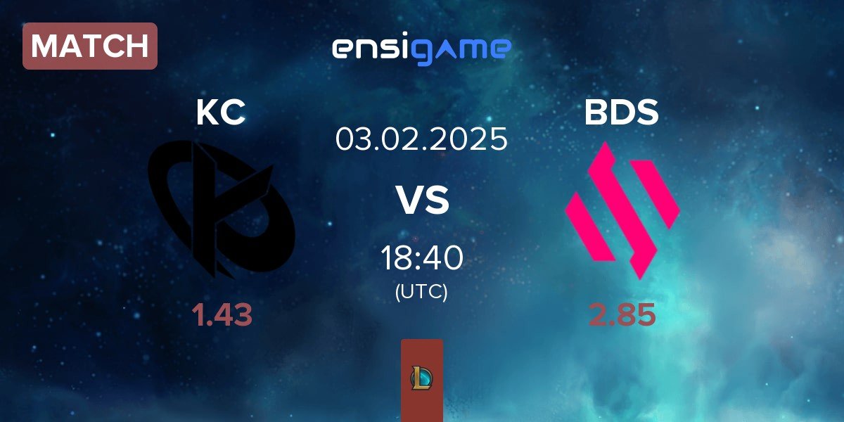 Match Karmine Corp KC vs Team BDS BDS | 03.02