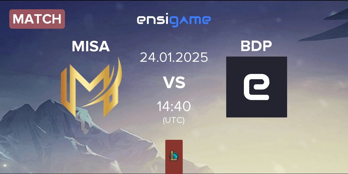 Match Misa Esports MISA vs BBL Dark Passage BDP | 24.01