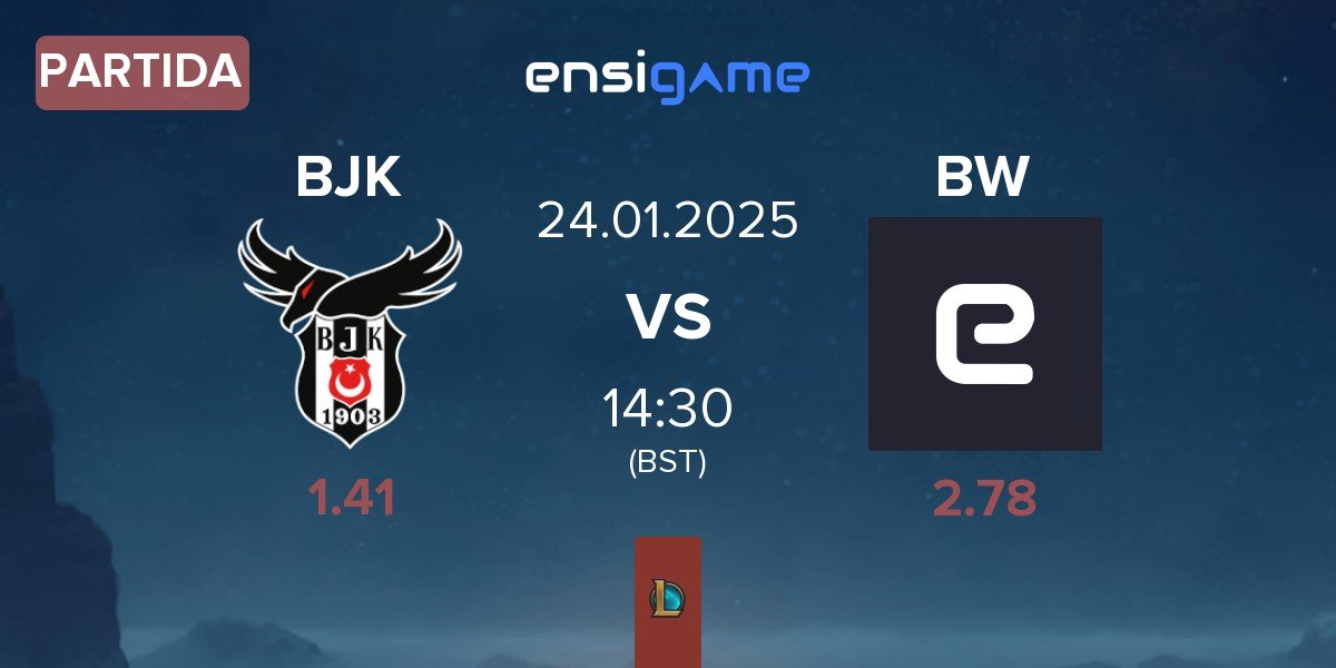 Partida Besiktas Esports BJK vs Bushido Wildcats BW | 24.01