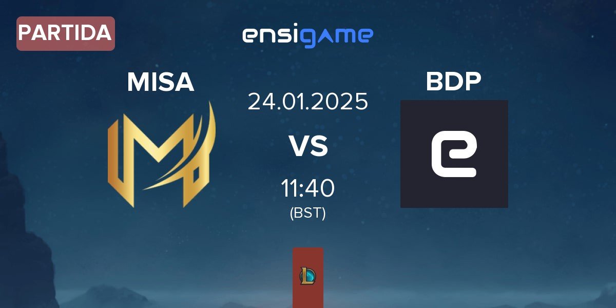 Partida Misa Esports MISA vs BBL Dark Passage BDP | 24.01