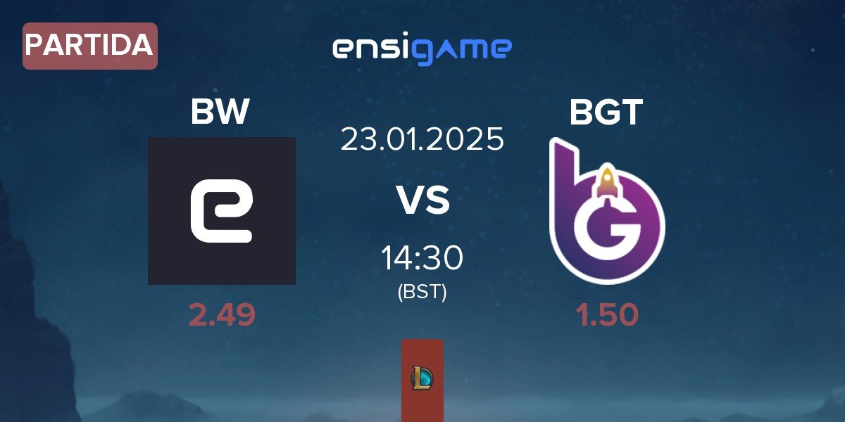 Partida Bushido Wildcats BW vs BoostGate Esports BGT | 23.01