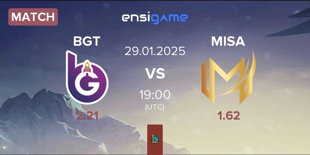 Match BoostGate Esports BGT vs Misa Esports MISA | 29.01