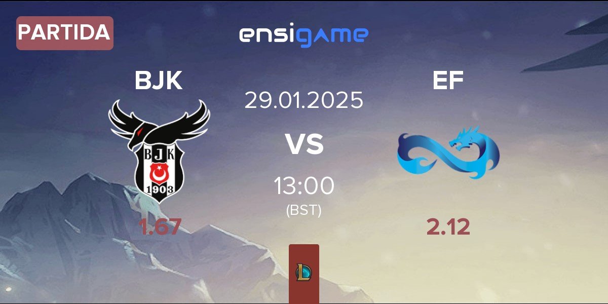 Partida Besiktas Esports BJK vs Eternal Fire EF | 29.01