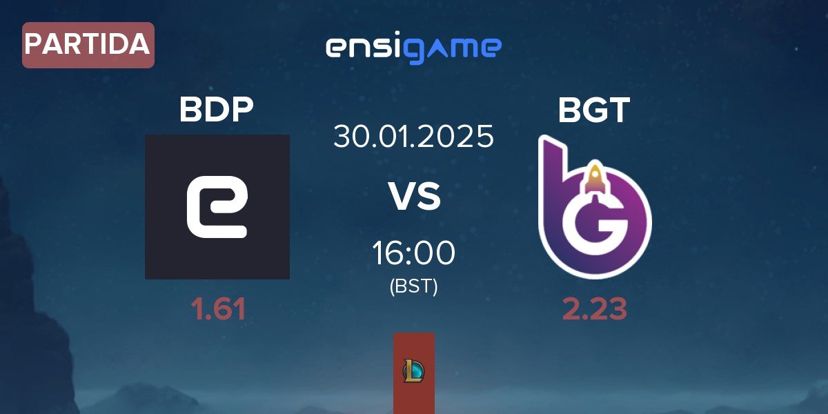 Partida BBL Dark Passage BDP vs BoostGate Esports BGT | 30.01