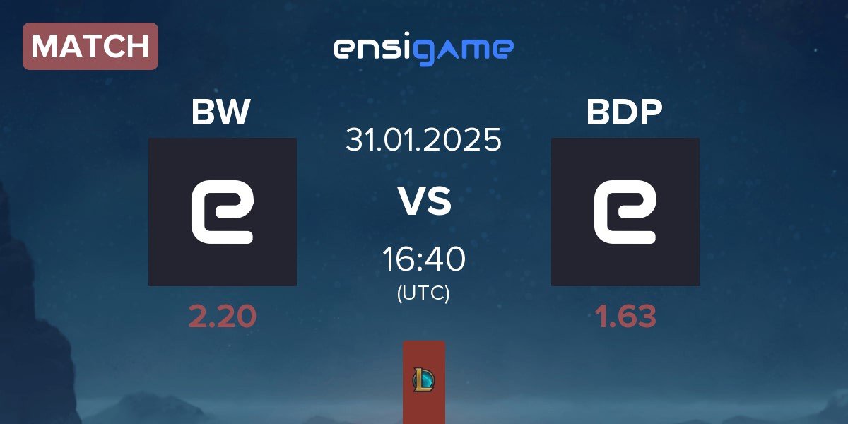 Match Bushido Wildcats BW vs BBL Dark Passage BDP | 31.01