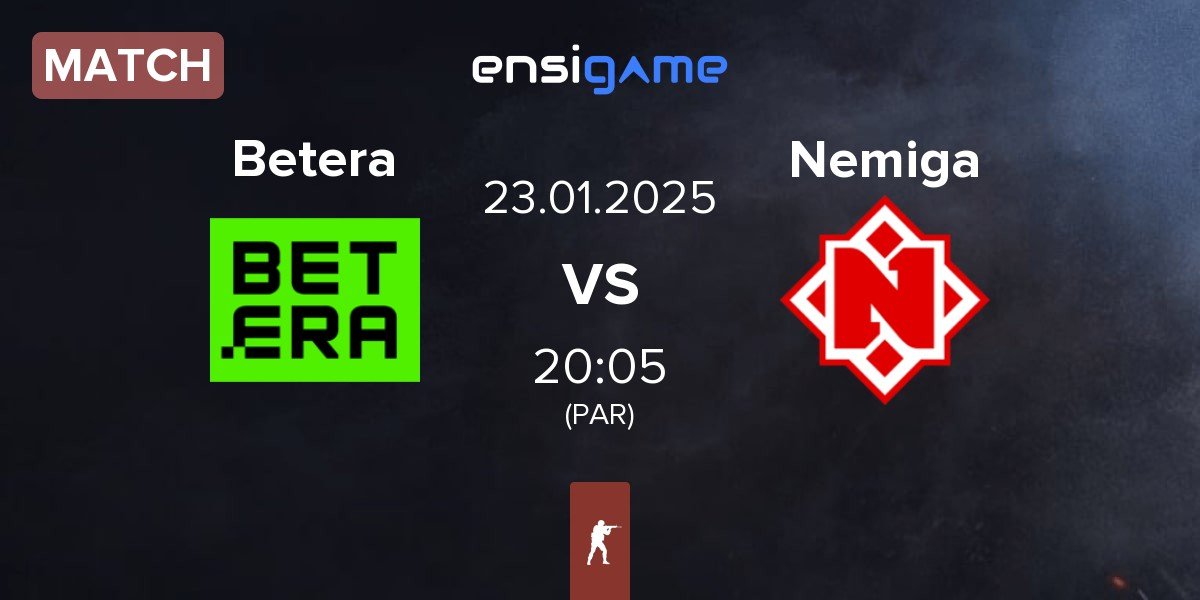 Match Betera vs Nemiga Gaming Nemiga | 23.01