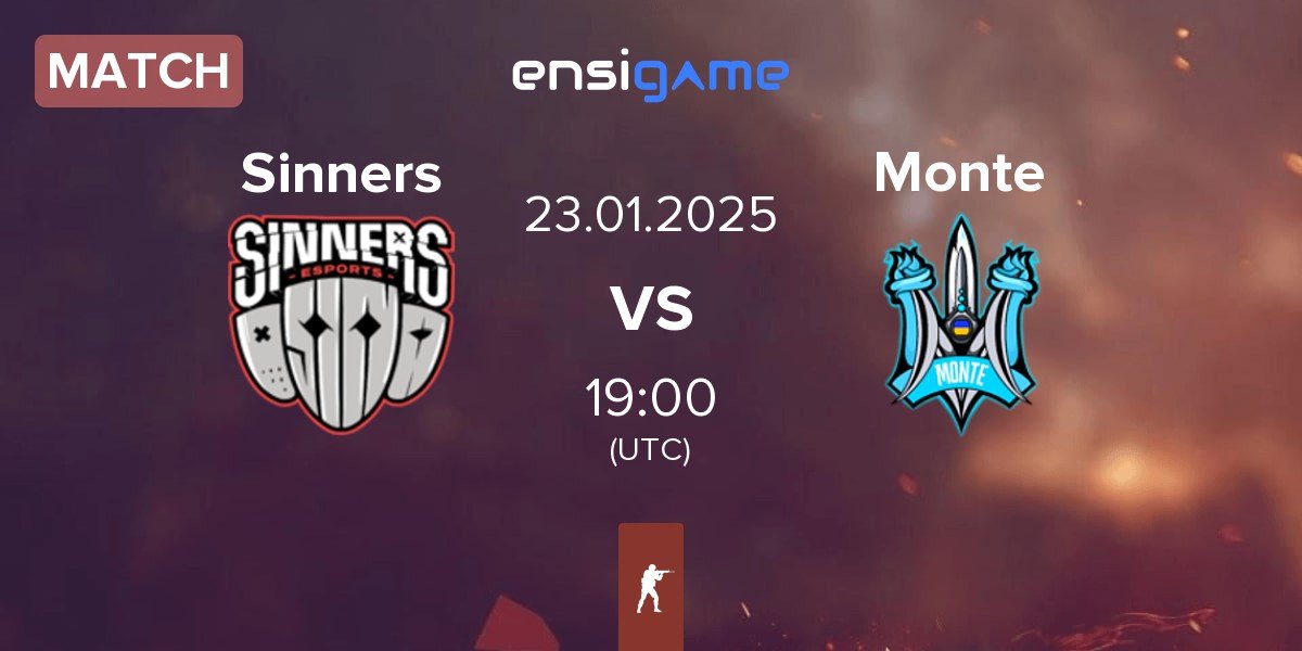 Match Sinners Esports Sinners vs Monte | 23.01