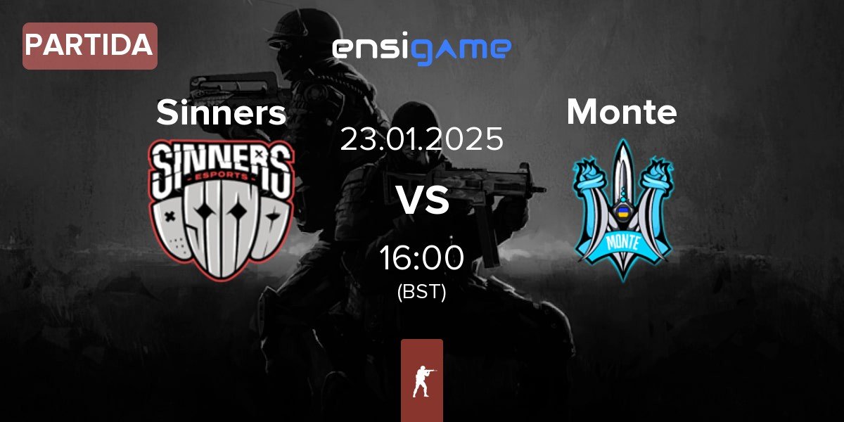 Partida Sinners Esports Sinners vs Monte | 23.01