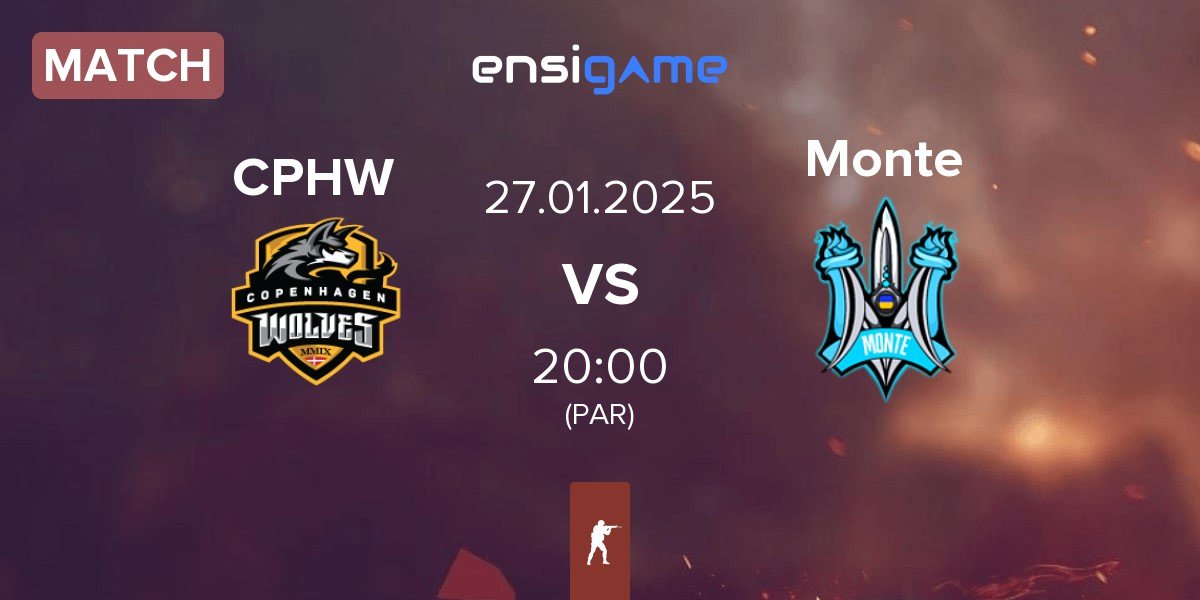 Match Copenhagen Wolves CPHW vs Monte | 27.01