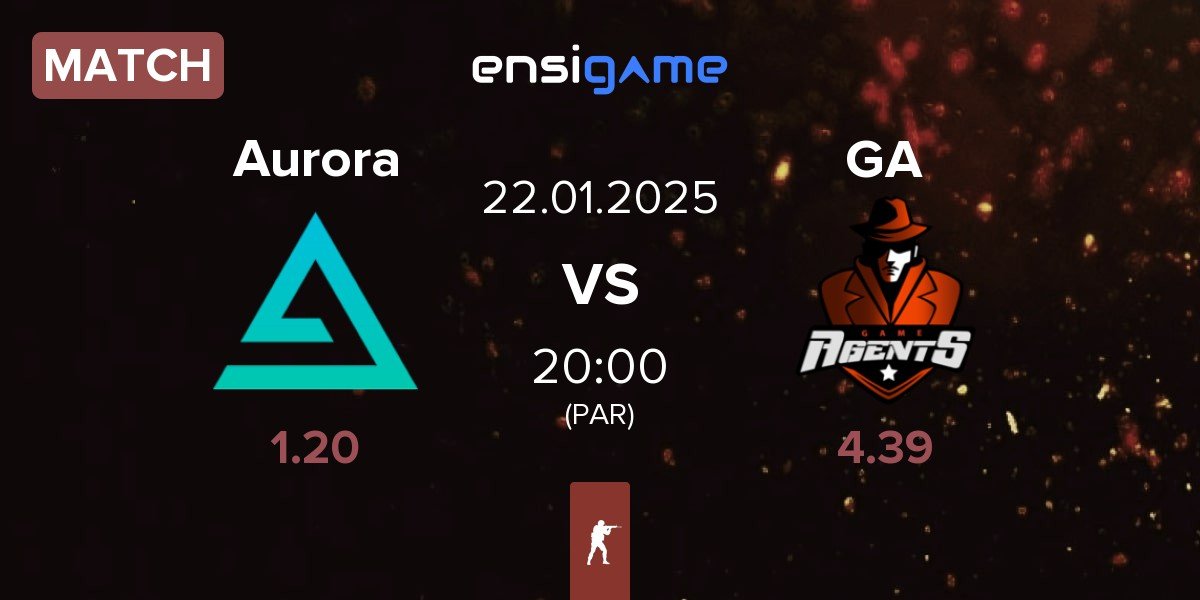 Match Aurora Gaming Aurora vs GameAgents GA | 22.01