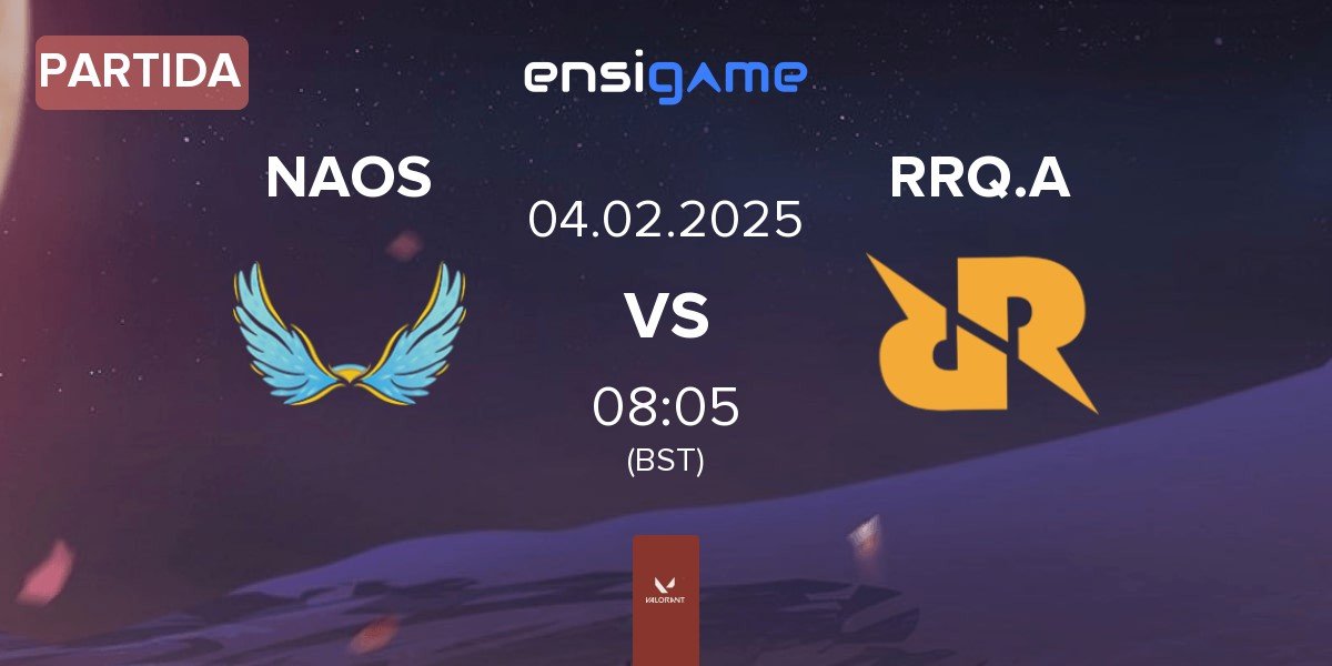 Partida NAOS Esports NAOS vs Rex Regum Qeon Academy RRQ.A | 04.02