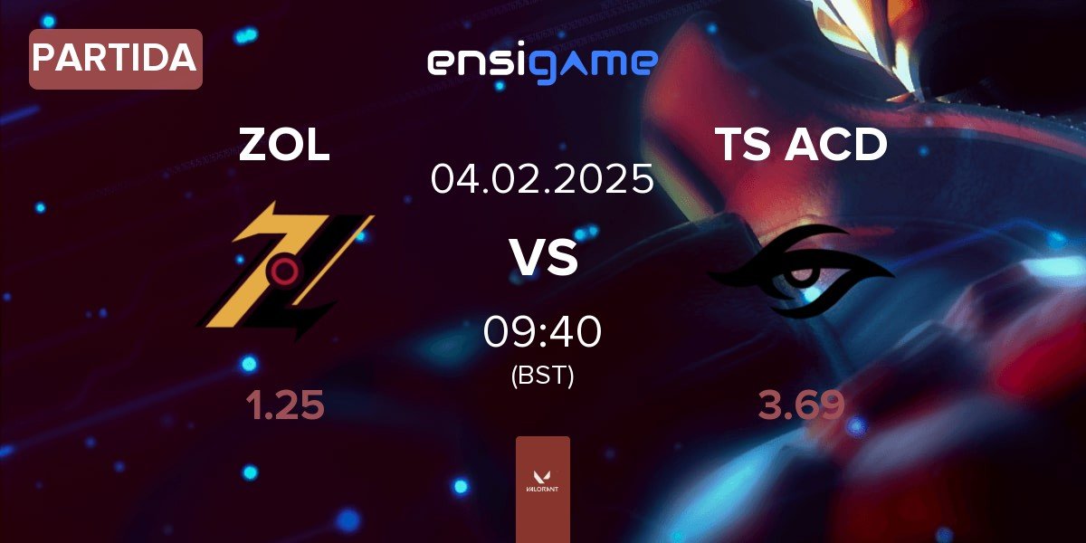 Partida ZOL Esports ZOL vs Team Secret Academy TS ACD | 04.02