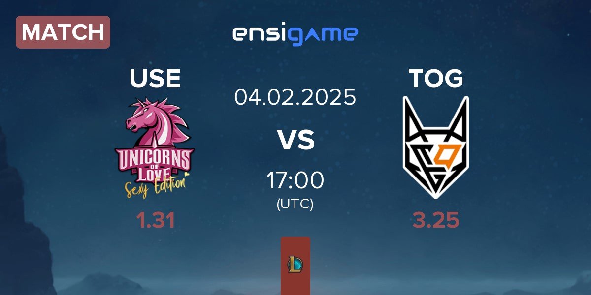 Match Unicorns of Love Sexy Edition USE vs TeamOrangeGaming TOG | 04.02