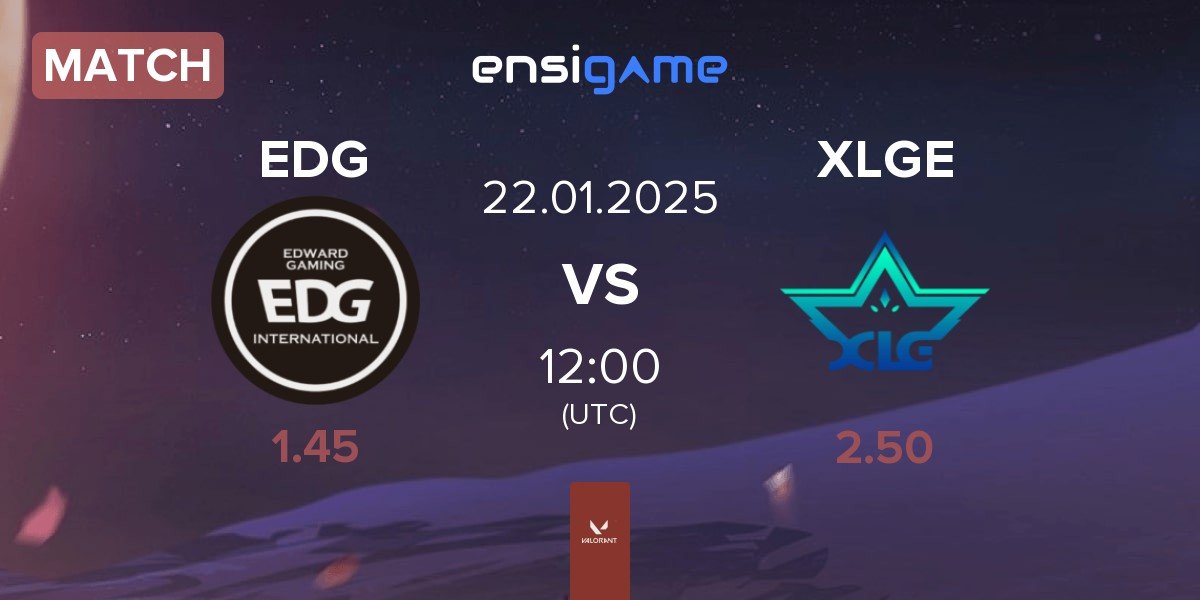 Match Edward Gaming EDG vs XLG Esports XLGE | 22.01