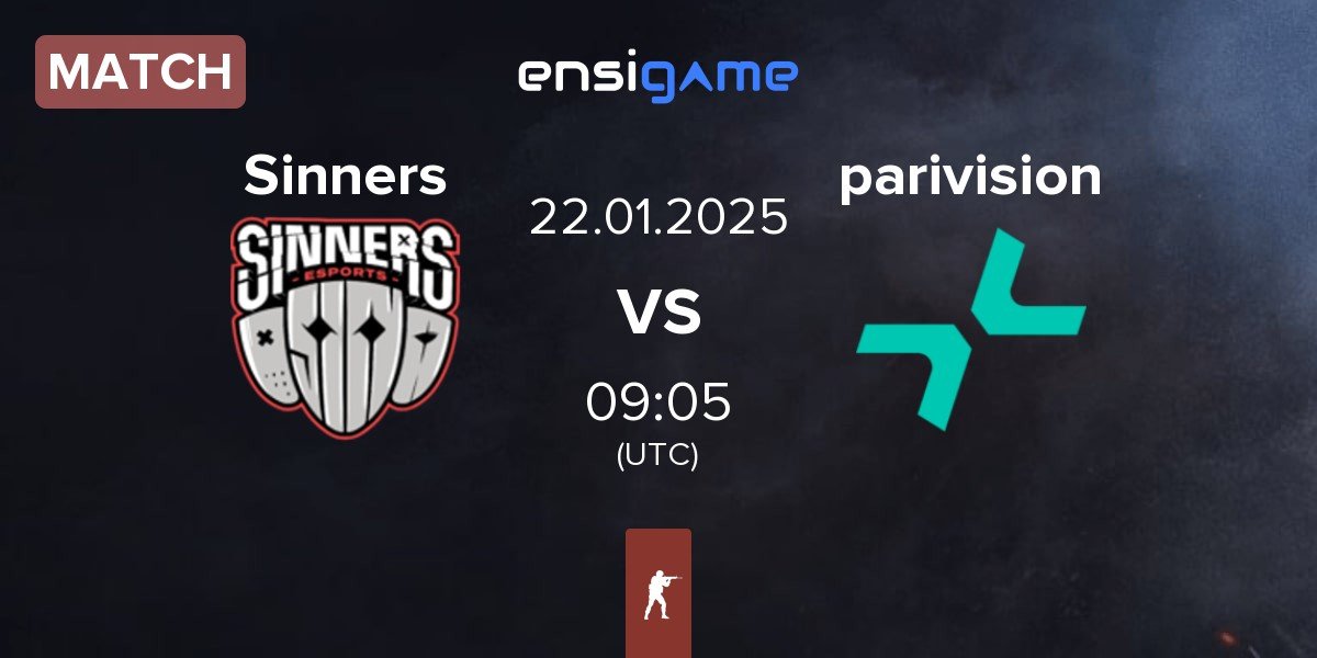 Match Sinners Esports Sinners vs PARIVISION parivision | 22.01