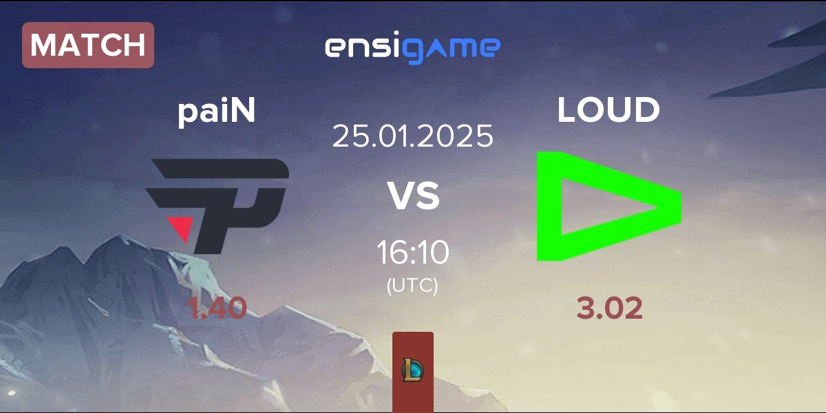 Match paiN Gaming paiN vs LOUD | 25.01