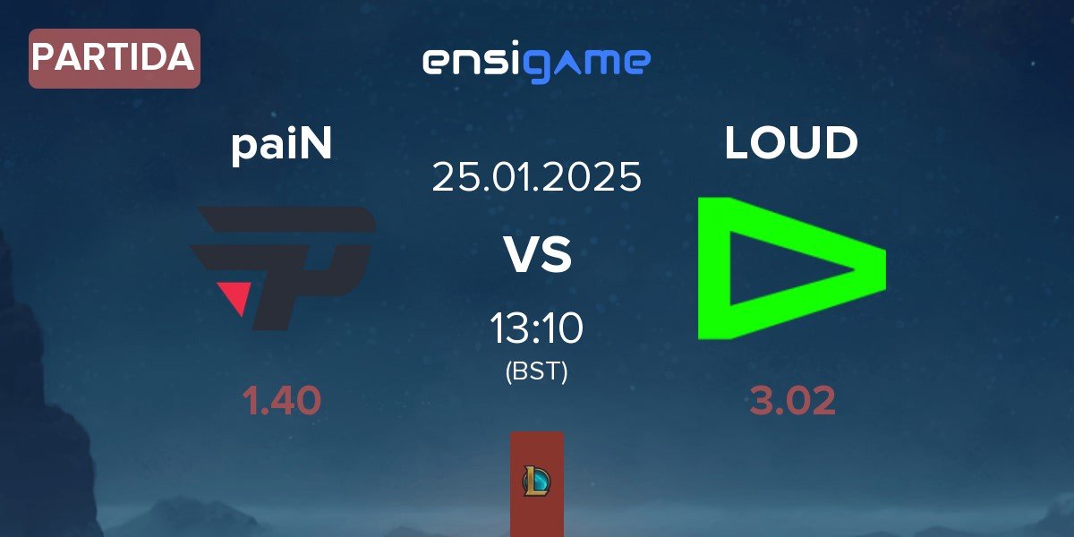 Partida paiN Gaming paiN vs LOUD | 25.01