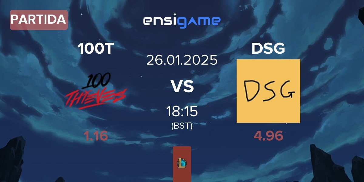 Partida 100 Thieves 100T vs Disguised DSG | 26.01