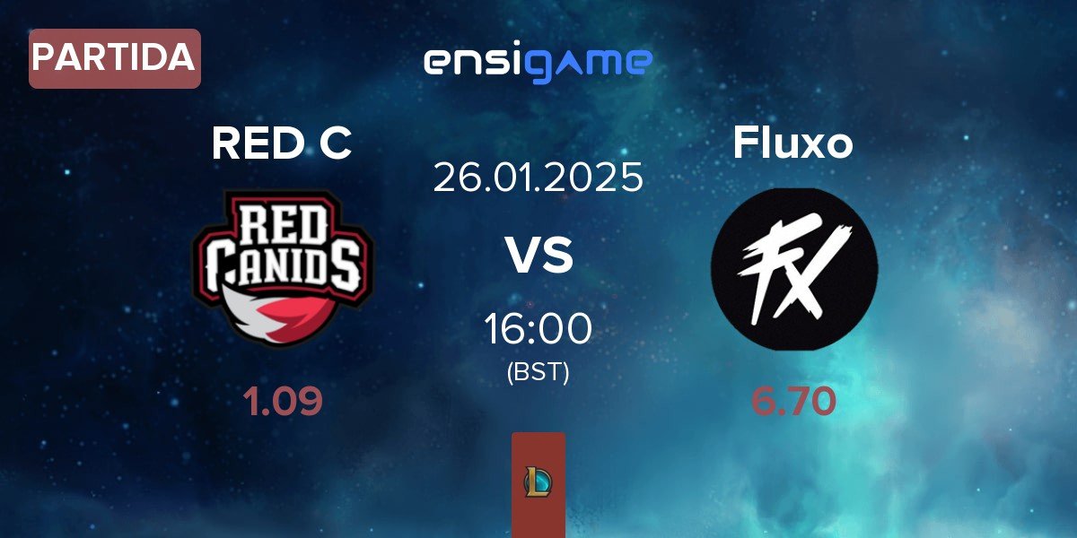 Partida RED Canids RED C vs Fluxo | 26.01