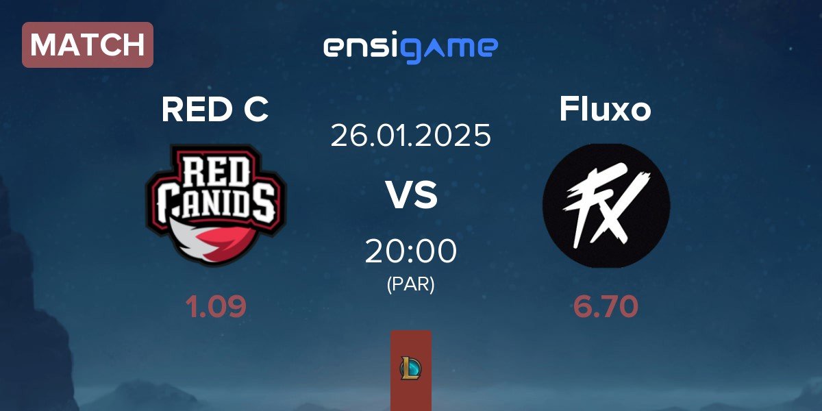 Match RED Canids RED C vs Fluxo | 26.01