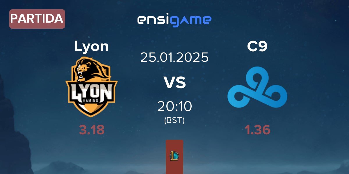 Partida Lyon Gaming Lyon vs Cloud9 C9 | 25.01