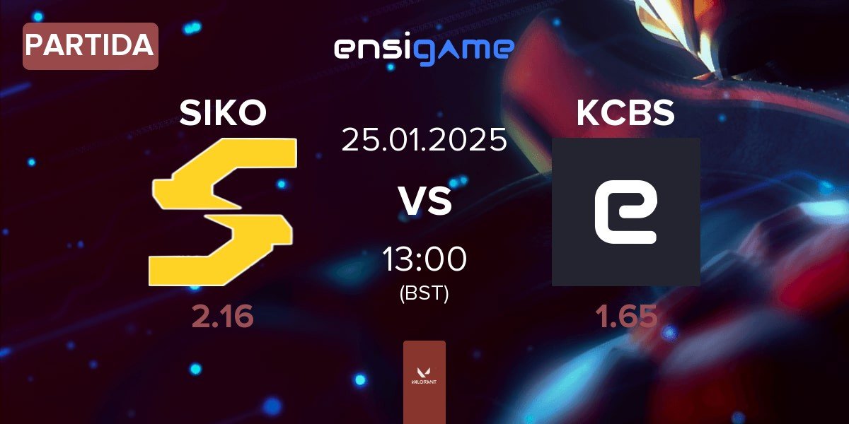 Partida Siko Esports SIKO vs Karmine Corp Blue Stars KCBS | 25.01