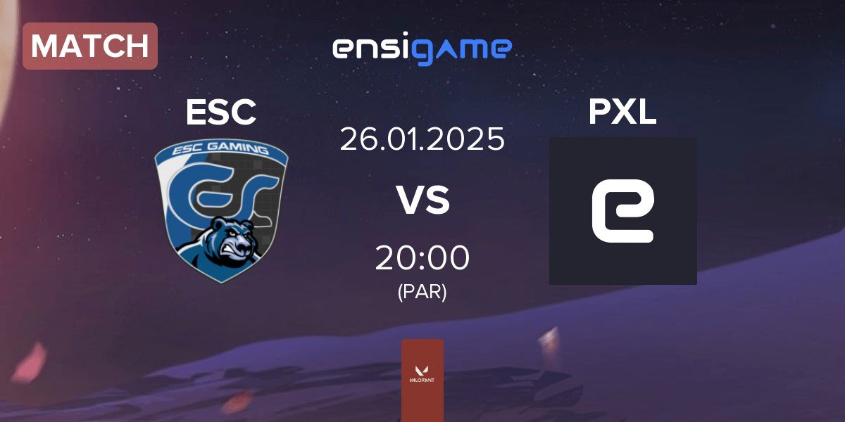 Match ESC Gaming ESC vs Pixel Lumina PXL | 26.01