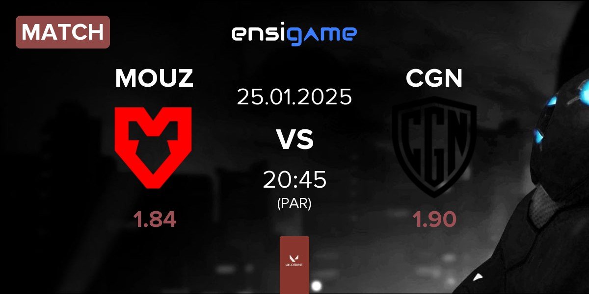 Match MOUZ vs CGN Esports CGN | 25.01