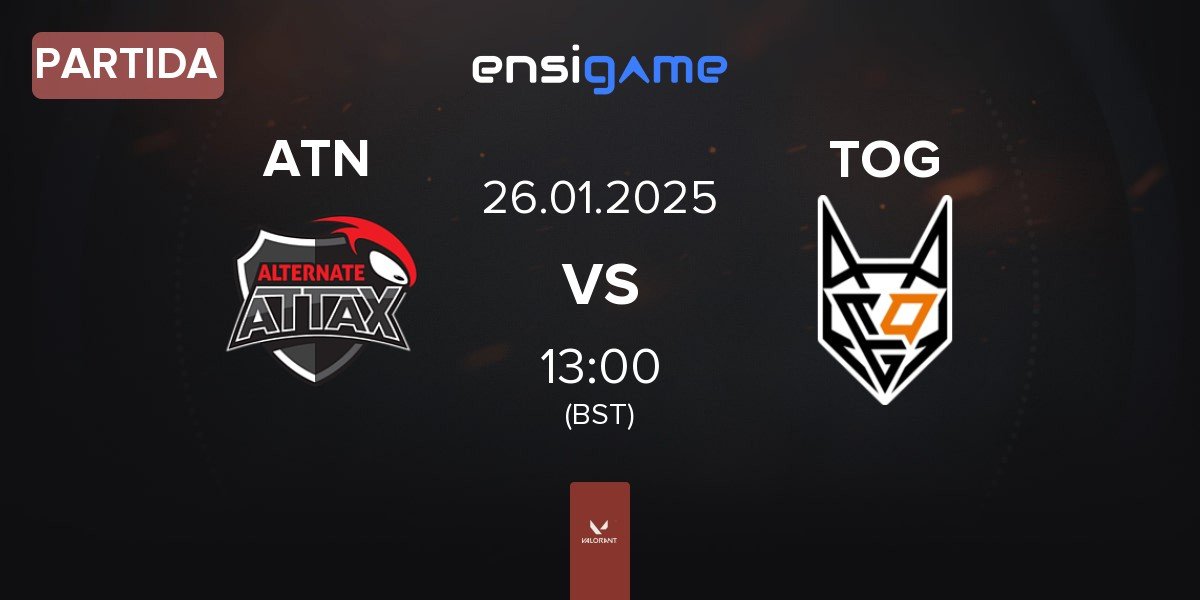 Partida ALTERNATE aTTaX ATN vs TeamOrangeGaming TOG | 26.01