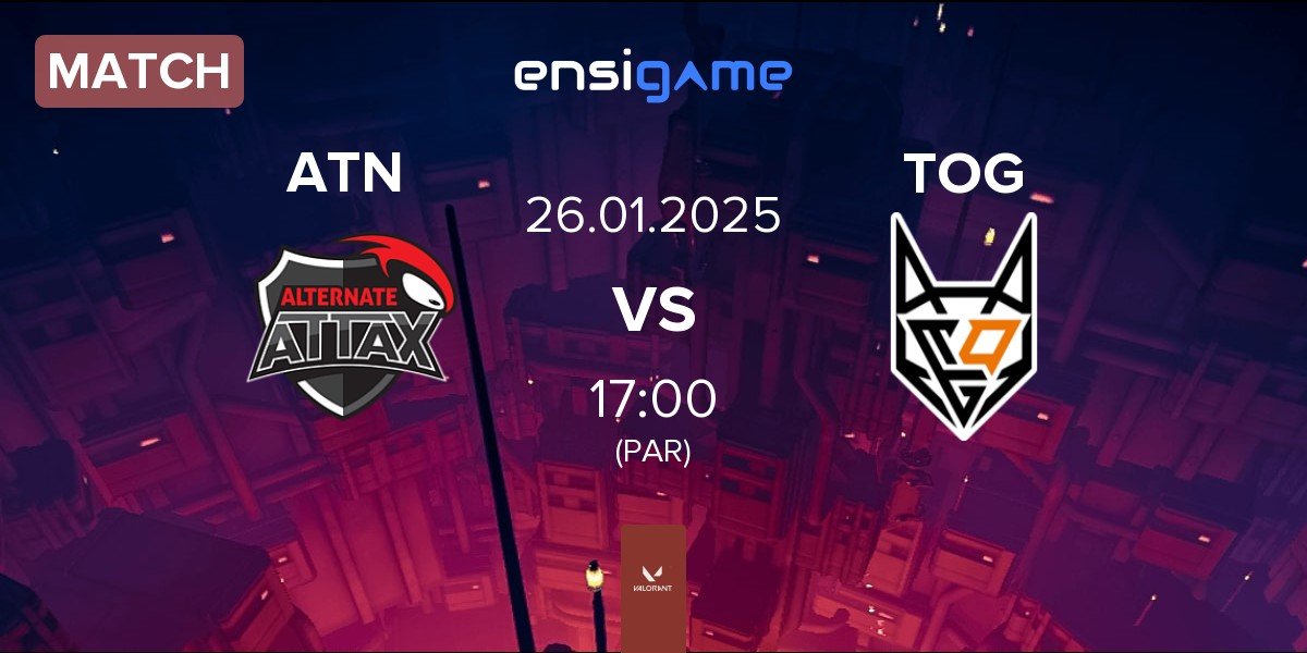 Match ALTERNATE aTTaX ATN vs TeamOrangeGaming TOG | 26.01