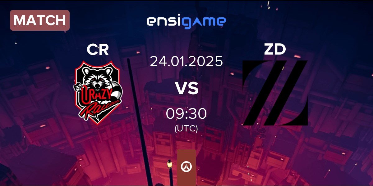 Match Crazy Raccoon CR vs Zeta Division ZD | 24.01