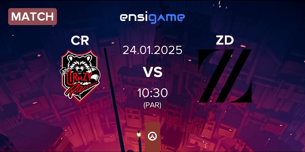 Match Crazy Raccoon CR vs Zeta Division ZD | 24.01